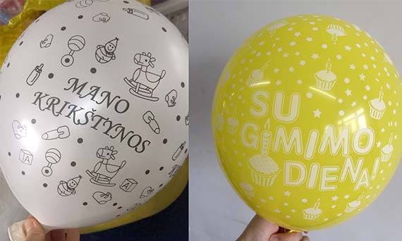 Qual fábrica na China é confiável para imprimir balões de látex?