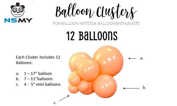 Como fazer com que os aglomerados de balão pareçam melhores?