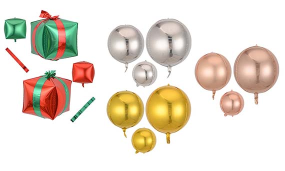 Como saber se o balão de folha 4D está totalmente inflado?