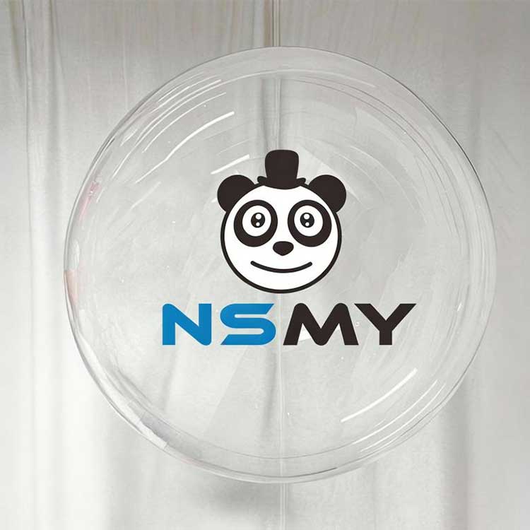 Balões Bobo redondos transparentes de 48 polegadas