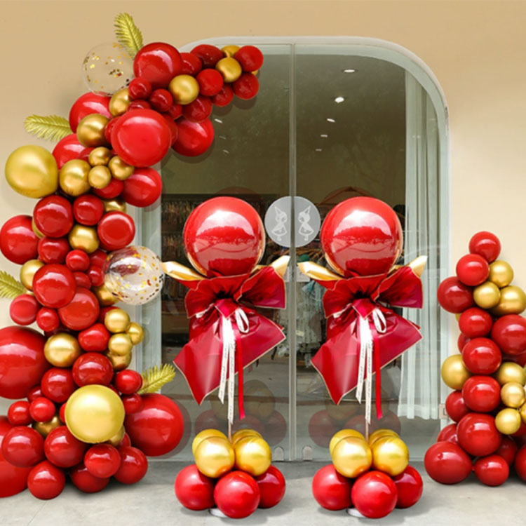 Conjunto de arco de corrente de balão de aniversário