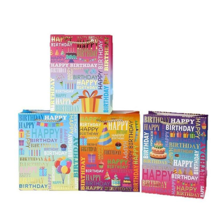 Sacos de presente de aniversário