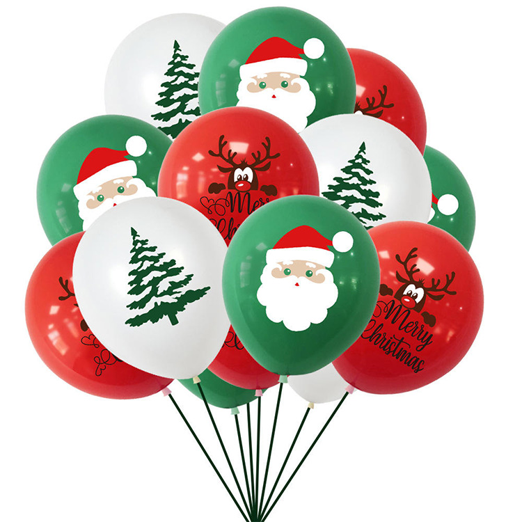 Balão de látex de Natal