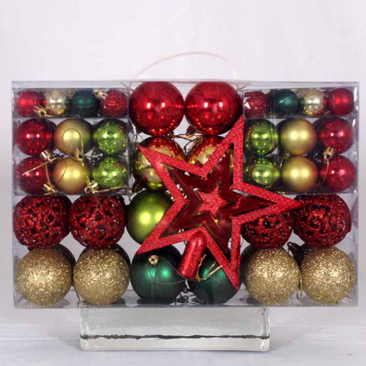 Bolas de enfeite de decorações para árvores de Natal