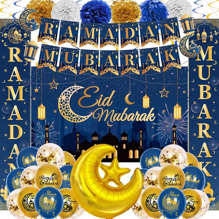 Balão Foil Eid Mubarak