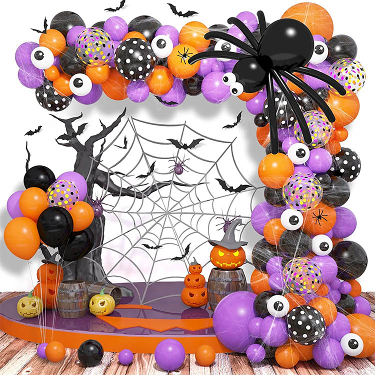 Kit de arco de guirlanda de balão de Halloween