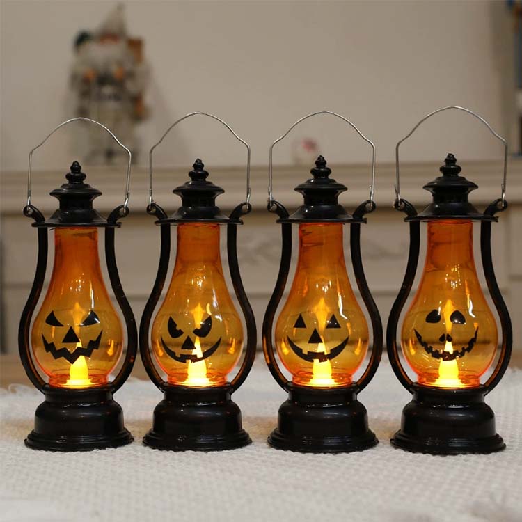 Lâmpada de vento de vela de Halloween