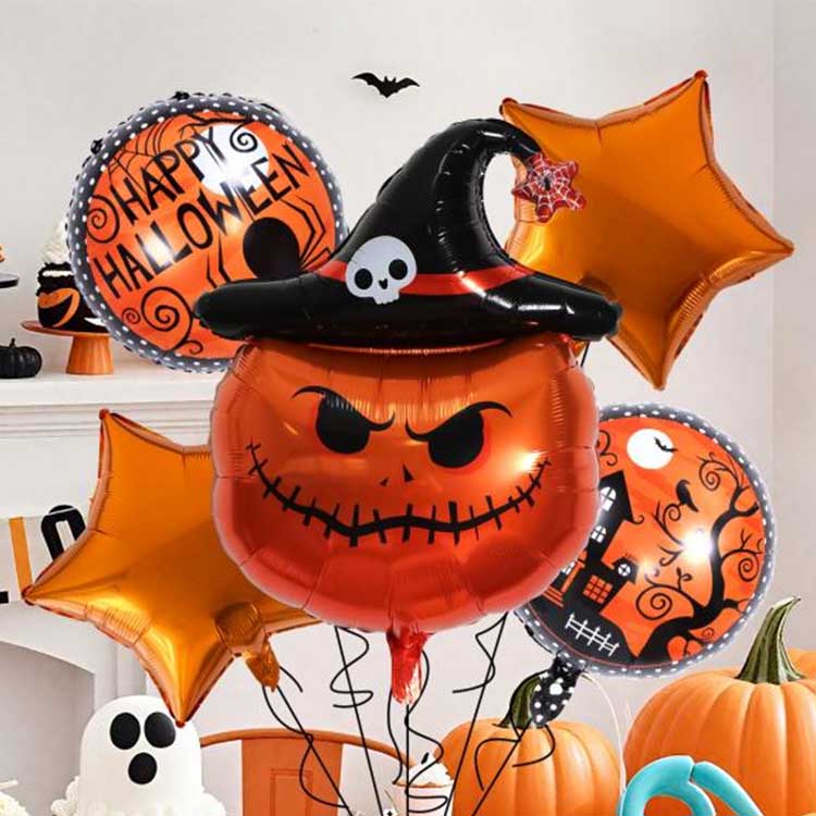 Conjunto de cinco peças de Halloween