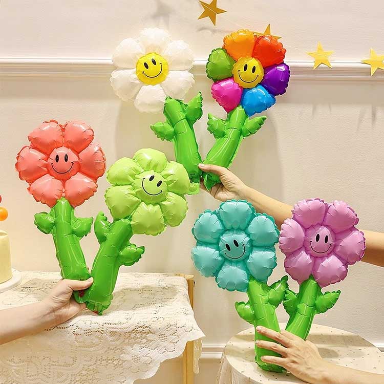 Balão de folha de girassol portátil