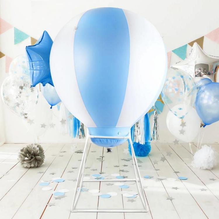 Meio balão de ar quente inflável reutilizável