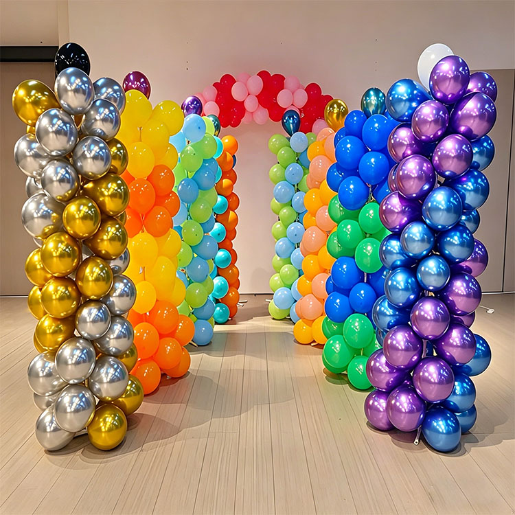 Suporte de balão autoinflado