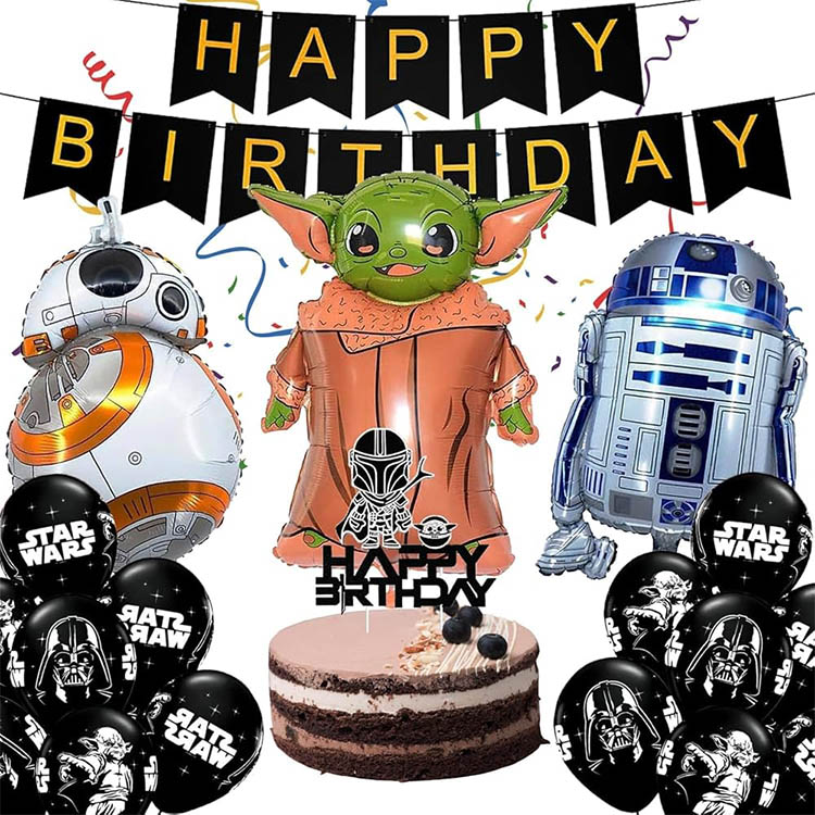Balões de alumínio de Star Wars