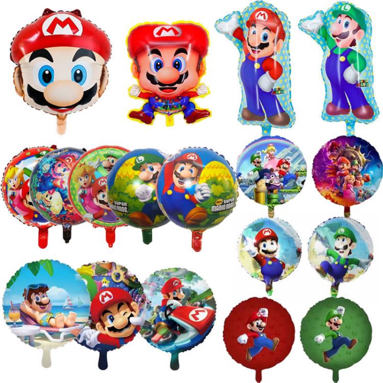 Balão Foil com tema Super Mario